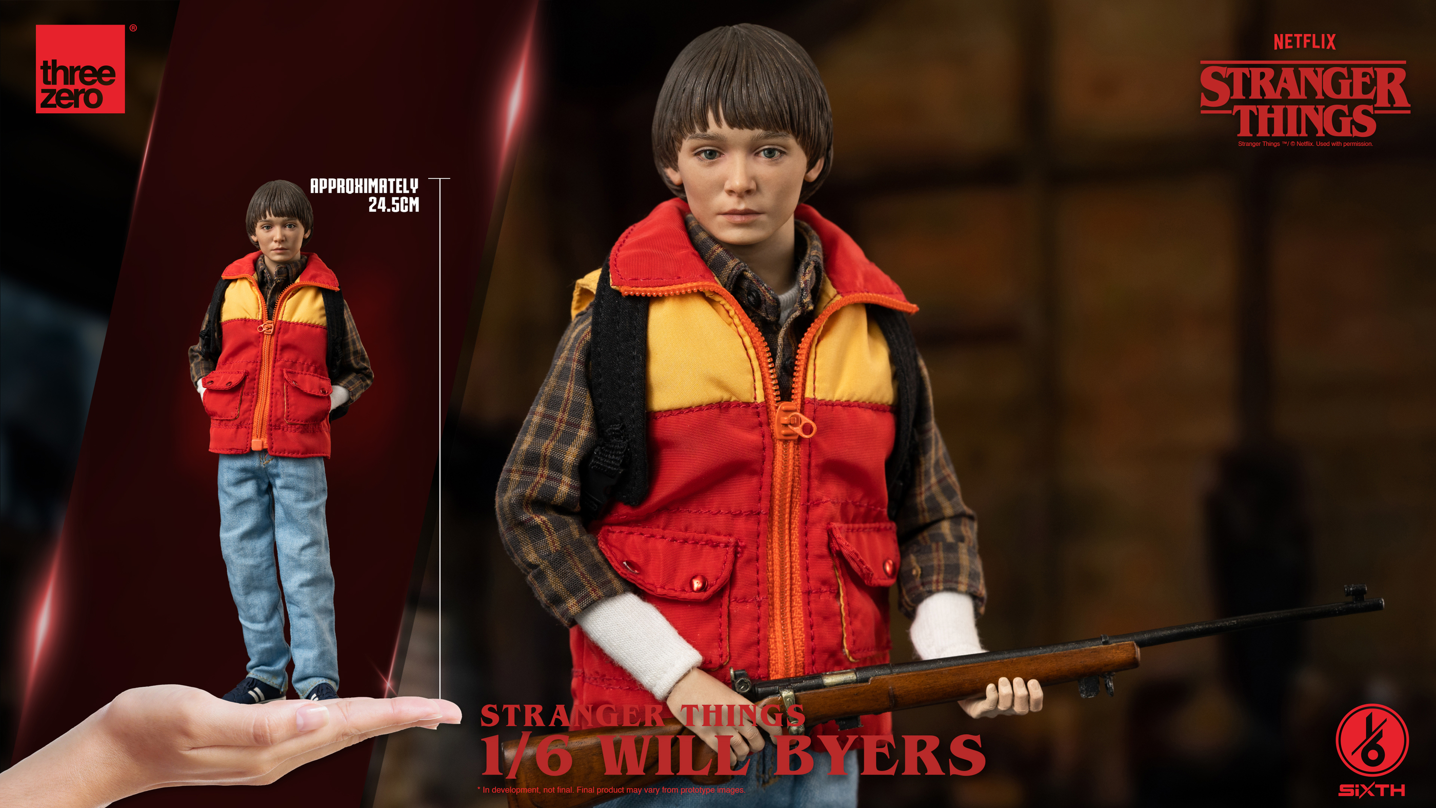 JAN238747 - STRANGER THINGS WILL BYERS 1/6 SCALE FIG - Previews World